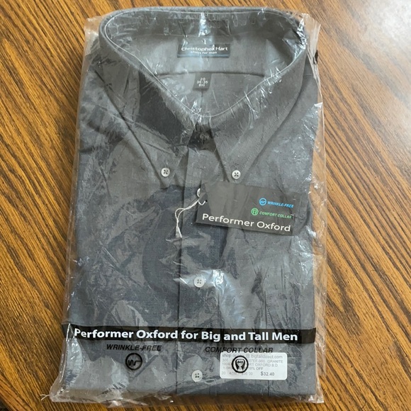 Christopher Hart Oxford Big/Tall 20” 34”-35” Granite  Expandable Collar Band - Picture 3 of 6